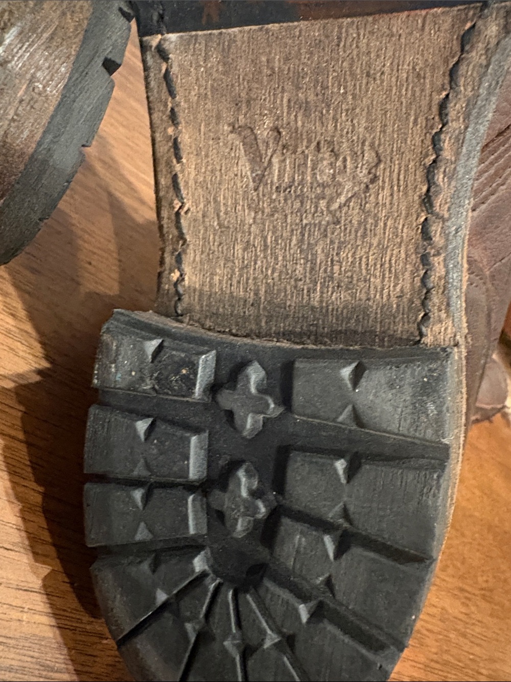 Vintage brand USA made Brown Leather Buckle Boots - Picture 6 of 6